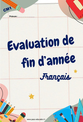 Evaluation Français - Évaluation, bilan de fin d’année : 6ème Harmos - PDF à imprimer