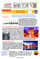 Escale n°8 - Île - de - France - Un petit tour en France : 6ème, 7ème Harmos - PDF à imprimer