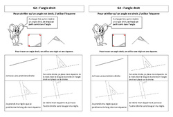 Angle droit - Cours, Leçon - Géométrie : 5ème Harmos - PDF gratuit à imprimer