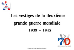 La deuxième guerre mondiale - Au XXe siècle - La Famille pass temps : 7ème Harmos - PDF à imprimer