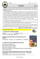 Le chevalier du bouclier vert - Lecture - EDL : 6ème, 7ème Harmos - PDF à imprimer