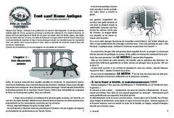 Tout sauf Rome Antique! - Gaule Romaine - Famille Pass’Temps - Lecture 4 : 5ème, 6ème, 7ème Harmos - PDF à imprimer