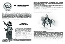 Un rôle sur mesure - Jeanne d'Arc - Famille Pass'Temps - Lecture 8 : 6ème, 7ème Harmos - PDF à imprimer