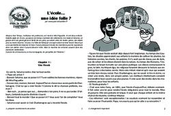 L’école... une idée folle ? - Jules Ferry - Famille Pass'Temps - Lecture 14 : 6ème, 7ème Harmos - PDF à imprimer