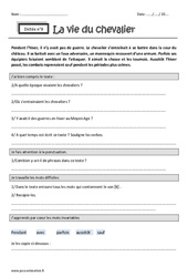 Son k - Ponctuation - Dictée accompagnée n°9 : 5ème Harmos - PDF à imprimer