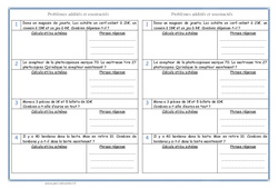 Additifs et soustractifs - Problèmes : 4ème Harmos - PDF à imprimer