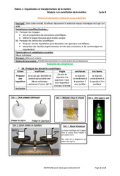 Exercice Notion de masse volumique - Activité de découverte avec les corrigés : 10ème Harmos - PDF à imprimer