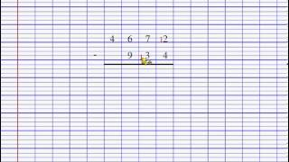 Soustraction de deux nombres entiers - Classe inversée : 6ème Harmos