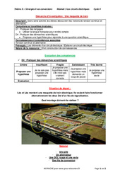 Une maquette de train - Démarche d’investigation avec les corrections : 10ème Harmos - PDF à imprimer