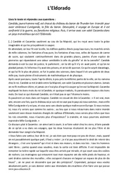 L’Eldorado - Récit - Lecture : 9eme Harmos - PDF à imprimer