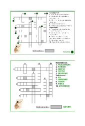 Mots croisés préhistoire - Exercices : 5ème Harmos - PDF à imprimer