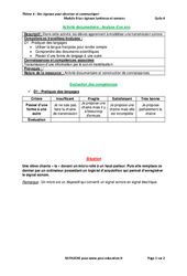 Analyse d’un son - Activité documentaire avec les corrections : 11ème Harmos - PDF à imprimer