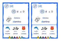 Le son [d] - Affiche : 3eme, 4ème Harmos - PDF à imprimer