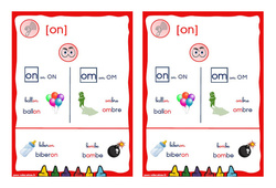 Le son [on] - Affiche : 3eme, 4ème Harmos - PDF à imprimer