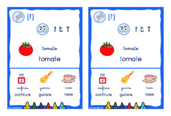 Le son [t] - Affiche : 3eme, 4ème Harmos - PDF à imprimer