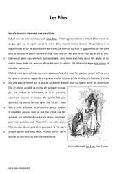 Les fées - Lecture - Conte : 8ème Harmos - PDF à imprimer