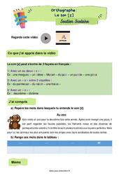 Le son [z] - Soutien scolaire pour les élèves en difficulté. : 6ème Harmos - PDF à imprimer