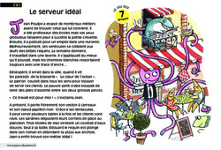 Le serveur idéal - Lecture - Compréhension fine - Inférences : 4ème Harmos - PDF à imprimer