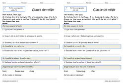 Classe de neige - Dictée accompagnée n°9 : 4ème Harmos - PDF à imprimer