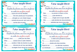 Futur simple (être) - Rituels - Conjugaison : 4ème, 5ème Harmos - PDF à imprimer