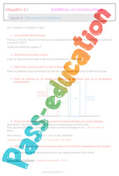 Situation problèmes - Séquence complète - Addition et soustraction des nombres décimaux : 8ème Harmos - PDF à imprimer