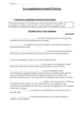 Les organisateurs textuels - Ecriture - Récit : 6ème, 7ème Harmos - PDF à imprimer