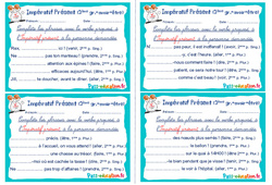 Impératif Présent ( groupes- Fiches avoir - être) - Rituels - Conjugaison : 6ème, 7ème Harmos - PDF à imprimer