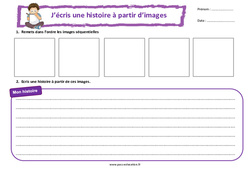 Chambre en désordre - Images séquentielles - Production d'écrit - Rédaction : 5ème, 6ème Harmos - PDF à imprimer