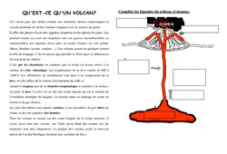 Qu'est - ce qu'un volcan? - Exercices - Sciences : 7ème Harmos - PDF à imprimer