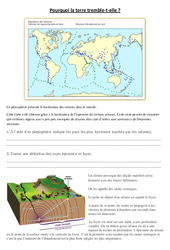 Pourquoi la terre tremble t'elle - Exercices - Sciences : 7ème Harmos - PDF à imprimer