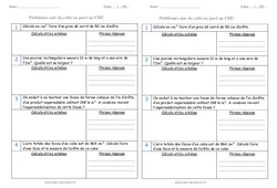 Cube - Pavé - Problèmes : 7ème Harmos - PDF à imprimer