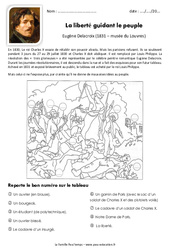 Liberté guidant le peuple - Exercices : 7ème Harmos - PDF à imprimer