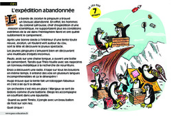 L’expédition abandonnée - Lecture - Compréhension fine - Inférences : 4ème Harmos - PDF à imprimer