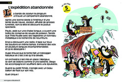 L’expédition abandonnée - Lecture - Compréhension fine - Inférences : 3eme Harmos - PDF à imprimer