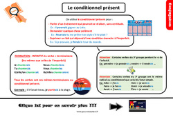 Le présent du conditionnel - Cours, Leçon, trace écrite : 7ème Harmos - PDF gratuit à imprimer