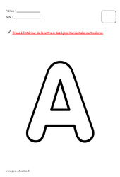 Alphabet en maternelle - Décorer chaque lettre avec une consigne différente : 1ère, 2ème Harmos - PDF à imprimer