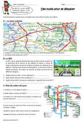 Des outils pour se déplacer - Exercices : 7ème Harmos - PDF à imprimer