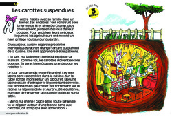 Les carottes suspendues - Lecture - Compréhension fine - Inférences : 3eme Harmos - PDF à imprimer