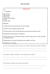 La recette - Cours, Leçon - Lecture : 5ème, 6ème Harmos - PDF gratuit à imprimer