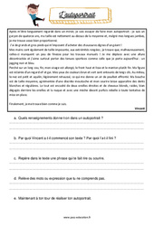 Description - Autoportrait - Ecriture - Rédaction : 5ème, 6ème Harmos - PDF à imprimer