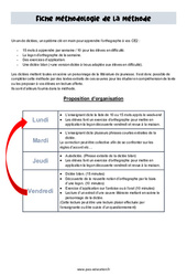 L’instituteur et son petit garçon (Thème La gloire de mon père) - Dictée progressive hebdomadaire (n°6) : 5ème Harmos - PDF à imprimer