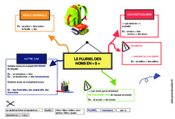 Le pluriel des noms en - s - Carte mentale à co - construire : 6ème, 7ème Harmos - PDF à imprimer