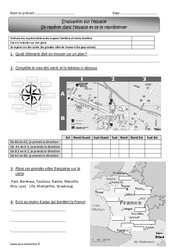 Se repérer dans l’espace et se le représenter - Examen Evaluation : 5ème Harmos - PDF à imprimer