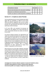 Evaluation Le volcanisme - Examen Evaluation avec les corrigés : 10ème Harmos - PDF à imprimer