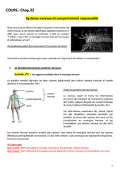 Système nerveux et comportement responsable - Séquence complète : 11ème Harmos - PDF à imprimer