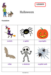 Halloween - Cours, Leçon d'anglais  - My English Pass : 3eme, 4ème Harmos - PDF gratuit à imprimer