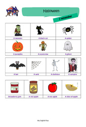 Stage Halloween - Cours d'anglais  - My English Pass : 7ème, 8ème Harmos - PDF à imprimer