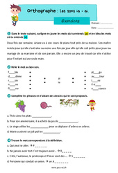 Les sons ia - ai - Exercices d’orthographe : 5ème Harmos - PDF à imprimer