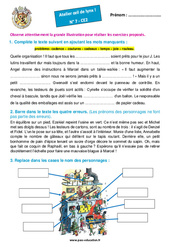 Les lutins de Noël - Atelier « Œil de lynx » : 5ème Harmos - PDF à imprimer