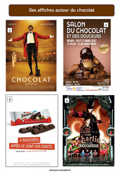 Des Affiches autour du chocolat - Affiche - Texte Argumentatif : 5ème Harmos - PDF à imprimer